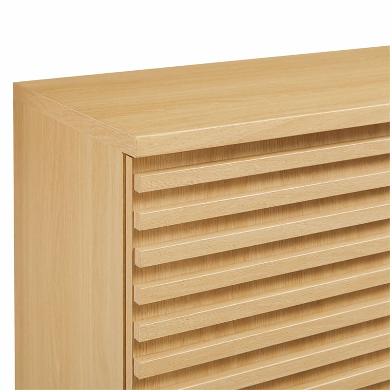 Modway Render Wall Mounted Bathroom Cabinet in Brown