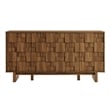 Modway Owen 59 Inch 4 Door Geometric Sideboard in Brown