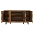 Modway Owen 59 Inch 4 Door Geometric Sideboard in Brown