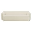 Monica 88 Inch Boucle Fabric Sofa in Cream