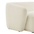 Monica 88 Inch Boucle Fabric Sofa in Cream