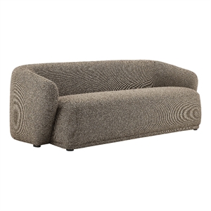Monica 88 Inch Boucle Fabric Sofa in Earth