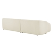 Monica 2 Piece Left Facing Boucle Fabric Modular Sofa with Chaise