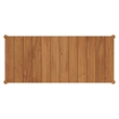 Eleni 89-Inch Outdoor Patio Teak Wood Dining Table in Natural
