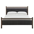 Ginny Full Size Platform Bed Frame in Wenge Heathered Dark Gray