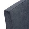 Tessera Upholstered Linen-Blend Slipcovered Dining Chair in Denim