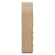 Rory 76 Inch Arched Kitchen Pantry Cabinet in Light Oak