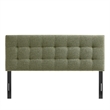 Lily Upholstered Full Size Headboard in Leaf