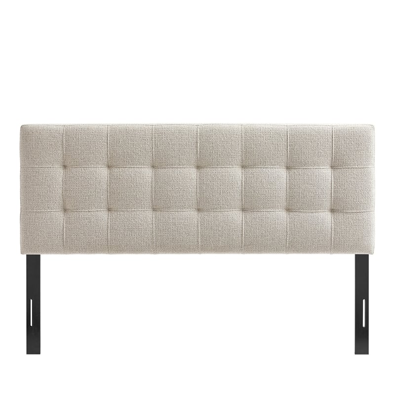 Lily Upholstered Full Size Headboard in Dove