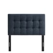 Lily Upholstered Twin Size Headboard in Navy
