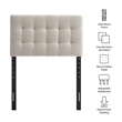 Lily Upholstered Twin Size Headboard in Dove
