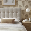 Lily Upholstered Twin Size Headboard in Dove