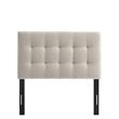 Lily Upholstered Twin Size Headboard in Dove