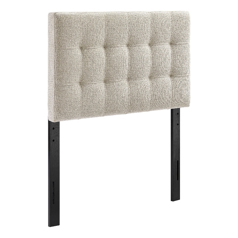 Lily Upholstered Twin Size Headboard in Dove