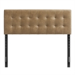 Lily Vegan Leather King Size Headboard in Toast