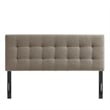 Lily Upholstered Full Size Headboard in Taupe