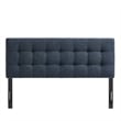 Lily Upholstered Full Size Headboard in Navy