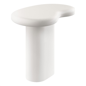 Elowen Outdoor Patio Side Table in White