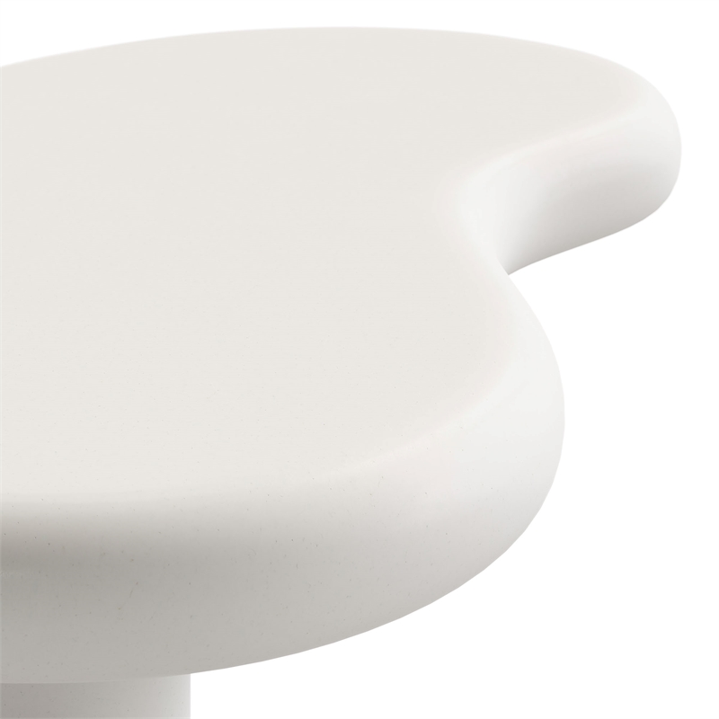 Elowen Outdoor Patio Coffee Table in White