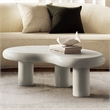 Elowen Outdoor Patio Coffee Table in White