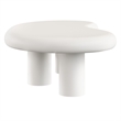 Elowen Outdoor Patio Coffee Table in White