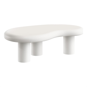 Elowen Outdoor Patio Coffee Table in White