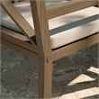 Northlake Outdoor Teak Dining Armchair in Pebble