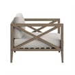 Northlake Outdoor Teak Armchair in Pebble