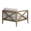 Northlake Outdoor Teak Armchair in Pebble