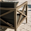 Northlake Outdoor Teak Armchair in Flint Gray