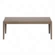 Modway Northlake 7-Piece Outdoor Teak Wood Dining Set in Flint Gray
