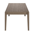 Modway Northlake 7-Piece Outdoor Teak Wood Dining Set in Flint Gray