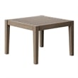 Modway Northlake 5-Piece Outdoor Teak Wood Furniture Set in Flint Gray