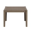 Modway Northlake 5-Piece Outdoor Teak Wood Furniture Set in Flint Gray
