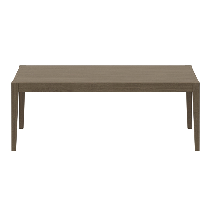 Modway Northlake 9-Piece Outdoor Teak Wood Dining Set in Flint Gray