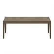 Modway Northlake 9-Piece Outdoor Teak Wood Dining Set in Flint Gray