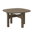 Saratoga Outdoor Teak Wood 3-Piece Chaise Lounge Furniture Set in Pebble