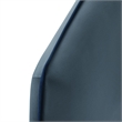 Cosette Performance Velvet Queen Size Headboard in Cadet Blue