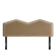 Cosette Performance Velvet Full Size Headboard in Taupe