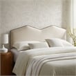 Cosette Performance Velvet Full Size Headboard in Alabaster