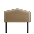 Cosette Performance Velvet Twin Size Headboard in Taupe