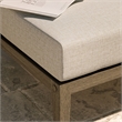 Northlake Outdoor Teak Ottoman in Pebble