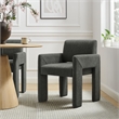 Daven Fabric Upholstered Dining Chair in Charcoal
