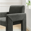 Daven Fabric Upholstered Dining Chair in Charcoal