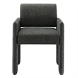 Daven Fabric Upholstered Dining Chair in Charcoal