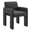 Daven Fabric Upholstered Dining Chair in Charcoal