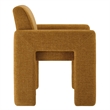 Daven Fabric Upholstered Dining Chair in Copper