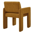 Daven Fabric Upholstered Dining Chair in Copper