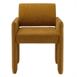 Daven Fabric Upholstered Dining Chair in Copper