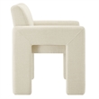 Daven Fabric Upholstered Dining Chair in Ecru